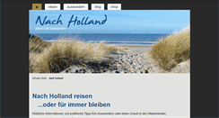 Desktop Screenshot of nach-holland.de