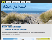 Tablet Screenshot of nach-holland.de